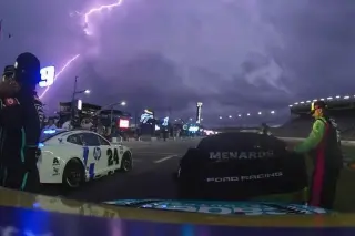 Lightning Halts Atlanta NASCAR Cup Race Near Halfway
