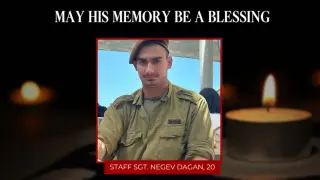 IDF Staff-Sgt Negev Dagan, 20, Killed by Hezbollah Mortar Near Litani River