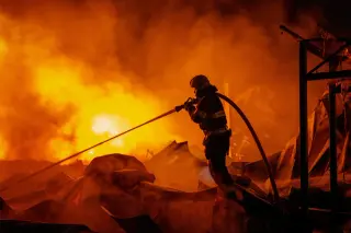 Ukraine fights off new missile barrage as interceptors run out, Zelensky says