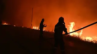 Three firefighters die as Greek wildfires force mass evacuations in Crete