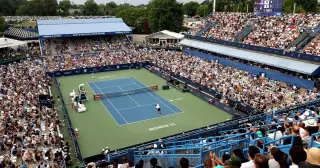 Washington Open final paused by lightning as organizers issue emergency shelter notice