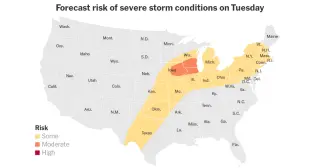 Midwest Braces for Days of Severe Storms and Tornado Warnings