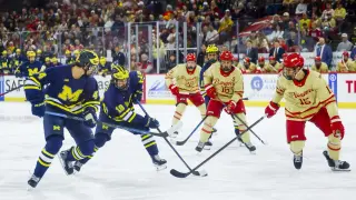 Michigan Ends Denver’s 19-Game Win Streak in 4-1 Victory