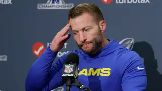 McVay Blames Overtime Call After Rams' Blocked Kick Loss to Bills