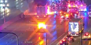 Omaha woman dies in fiery I-80 crash involving three trucks