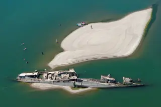 Danube Drought Uncovers Sunken Nazi Warship as Europe Swelters