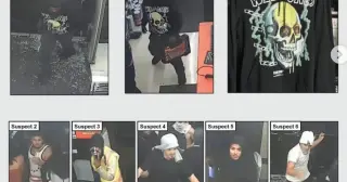 27 suspects pictured in two-night East L.A. AutoZone burglary tied to street takeovers