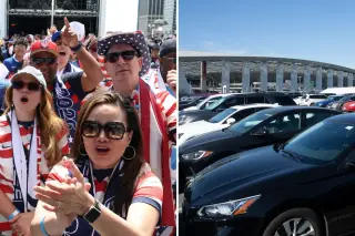 World Cup fans hit by sky-high LA parking for matches