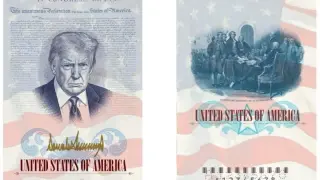 Trump Portrait on Limited-Edition Passports for US 250th Anniversary