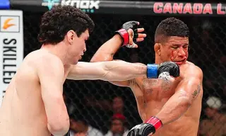 Malott rises to the occasion, stops Burns in UFC Winnipeg main event
