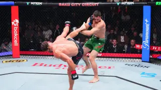 Fiziev’s spinning back-kick KO caps his Baku homecoming