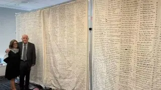 UN Unveils 20,000 Gaza Child Names on 100-Meter Shroud