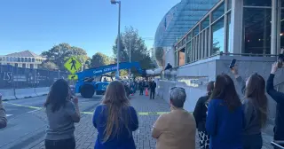Raleigh museum moves 5,000-pound dinosaur fossil into public lab