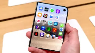 iPhone Duo hands-on reveals heft, matte display feel, and fingerprints photos miss