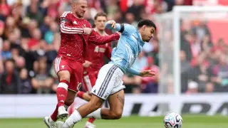 Muñoz’s late equalizer rescues a 2-2 draw for Forest at Anfield