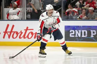 Ovechkin defends Kremlin-backed ad as Latvia bars him and NHL defends player