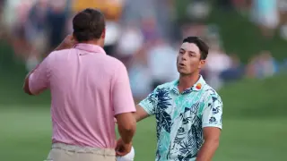 Scheffler, Hovland Set for Monday Playoff at Travelers