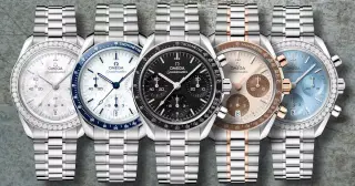 Omega Refreshes the Speedmaster 38mm with Moonwatch-inspired Design, Debuting Seven Variants