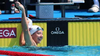 Douglass clocks two 50m freestyle world records at Pan Pacifics