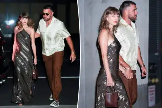 Silk Stripes and Bling: Swift and Kelce’s NYC Date Night
