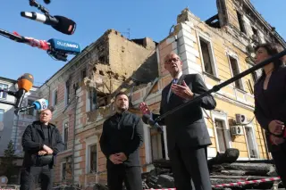 Merz pledges €1.3bn aid package in Kyiv as Russian strikes intensify