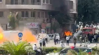 Explosions Near Macron's Damascus Hotel During Syria Talks, Macron Unharmed