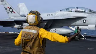 US targets IRGC near Hormuz as shipping attacks escalate