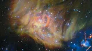 JWST reveals ethereal star-forming cloud in IC 348