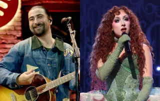 Surprise duet shimmers at Rose Bowl as Noah Kahan brings Chappell Roan on for California