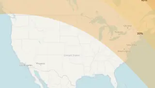 Partial Solar Eclipse Dims the U.S.; Totality Occurs Overseas