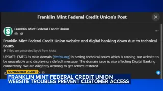 Franklin Mint FCU Endures Weekend Digital Outage; Accounts Remain Secure