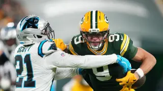 Watson Returns to Field After Hospital Visit in Packers-Panthers Clash