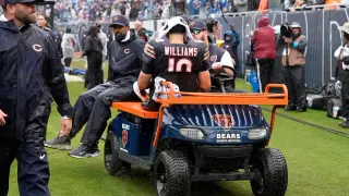 Bears Hopeful After MRI Indicates No Major Hamstring Injury for Caleb Williams