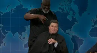 Jost Nearly Goes Bald During SNL Joke Swap