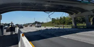 Excavator strike shuts down I-65 bridge in Shelby County, injuring one