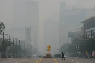 Canadian wildfire plume clouds air across the Midwest and Northeast