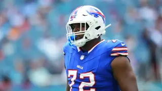 Bills DT Phidarian Mathis hit with three-game ban over substances policy breach