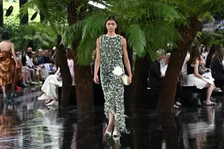 Skin, fantasy and tech redefine Paris couture week