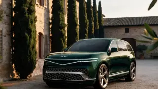 Genesis GV90: Luxury EV Flagship with Pillarless Doors and Cinema-Style Interior