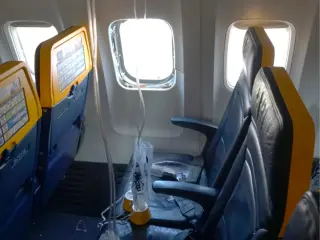 NTSB says fatigued engine blade caused Ryanair window breach amid bird-strike history