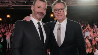 Kimmel Plans a Late-Night Rerun to Honor Colbert’s Final The Late Show