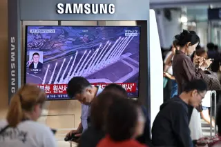 North Korea launches two short-range missiles, drawing regional protest