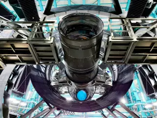 Car-sized eye launches a decade-long survey of the southern sky