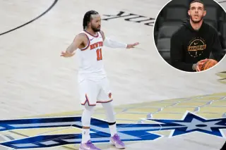 Ball proclaims Brunson the Knicks' greatest after Game 1 heroics
