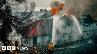 Santa Ana Winds Fuel Multi-County Wildfire Crisis in Southern California