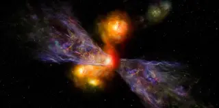 Starburst winds may scorch early massive galaxies to death