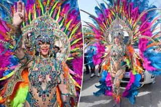 Rihanna Dazzles in Jewel-Studded Barbados Carnival Look at Crop Over 2026