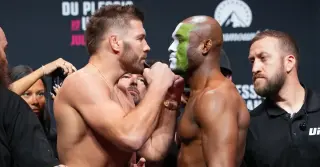 Oklahoma City Fight Night: Du Plessis vs Usman Headlines Card