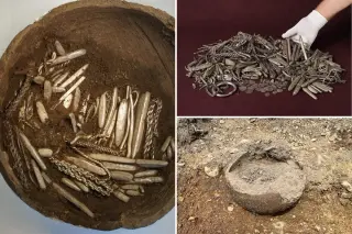 Backyard discovery reveals Denmark’s largest Viking silver hoard