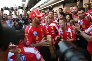 Hamilton seals first Ferrari win in Barcelona, electrifying F1 fans